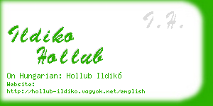 ildiko hollub business card